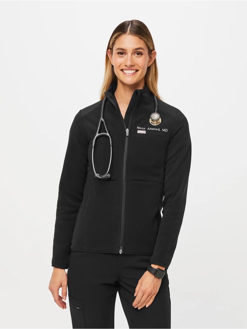 FIGS Women's Black On-Shift ™ - Fleece Jacket -
L/ Black